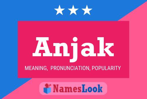 ملصق اسم Anjak