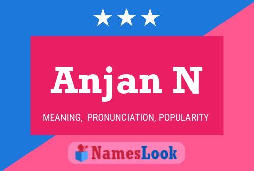 ملصق اسم Anjan N