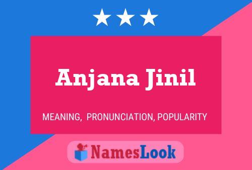 ملصق اسم Anjana Jinil