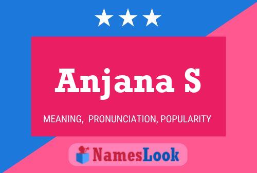 ملصق اسم Anjana S