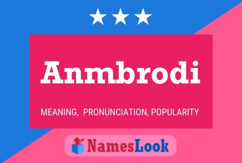 ملصق اسم Anmbrodi