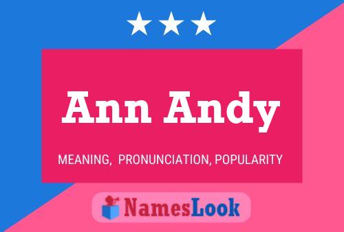 ملصق اسم Ann Andy