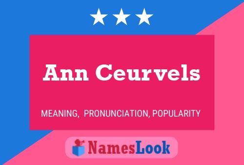 ملصق اسم Ann Ceurvels