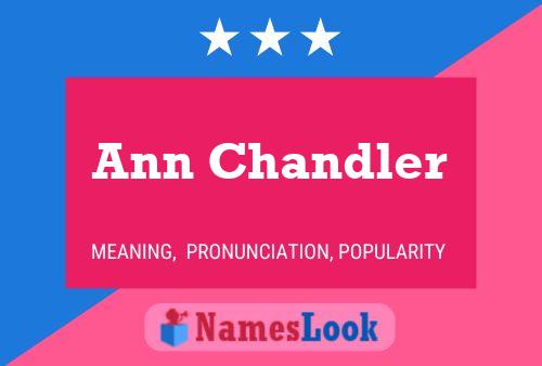 ملصق اسم Ann Chandler