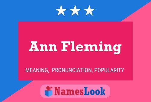 ملصق اسم Ann Fleming