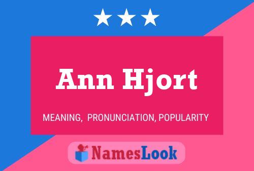 ملصق اسم Ann Hjort