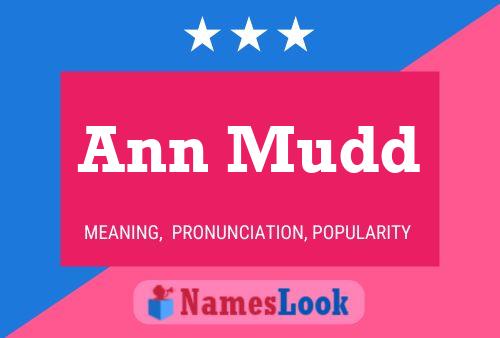 ملصق اسم Ann Mudd