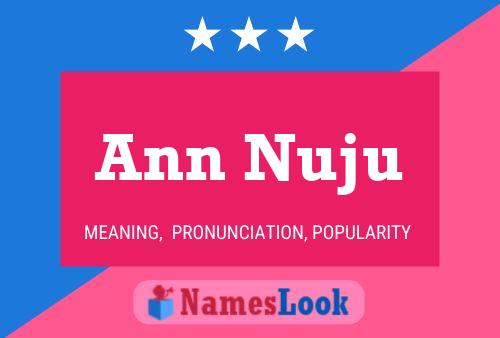 ملصق اسم Ann Nuju