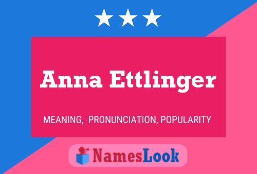 ملصق اسم Anna Ettlinger