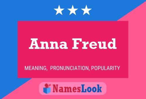 ملصق اسم Anna Freud