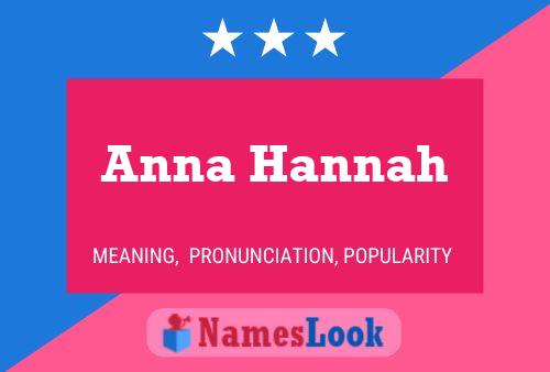 ملصق اسم Anna Hannah