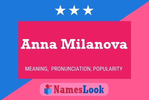 ملصق اسم Anna Milanova