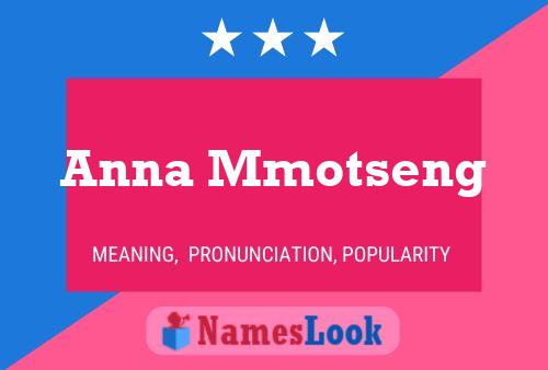 ملصق اسم Anna Mmotseng