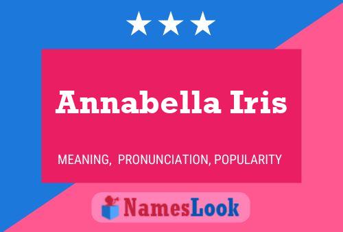 ملصق اسم Annabella Iris