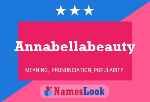 ملصق اسم Annabellabeauty