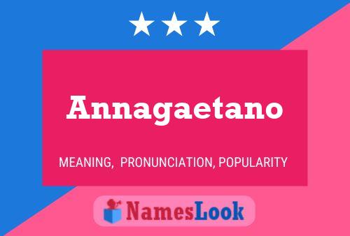 ملصق اسم Annagaetano