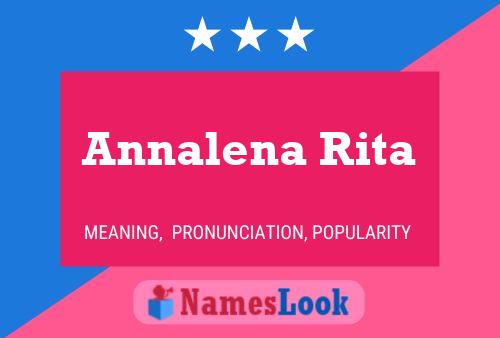 ملصق اسم Annalena Rita