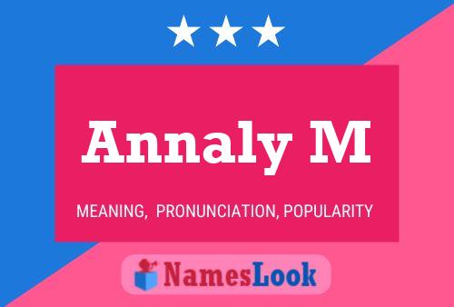 ملصق اسم Annaly M