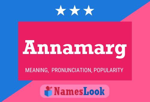 ملصق اسم Annamarg