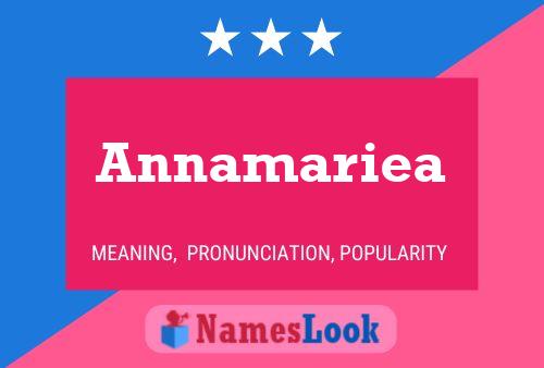 ملصق اسم Annamariea