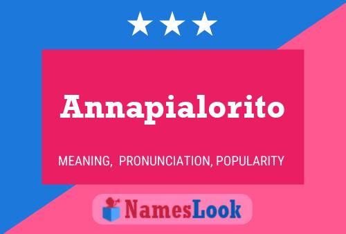 ملصق اسم Annapialorito