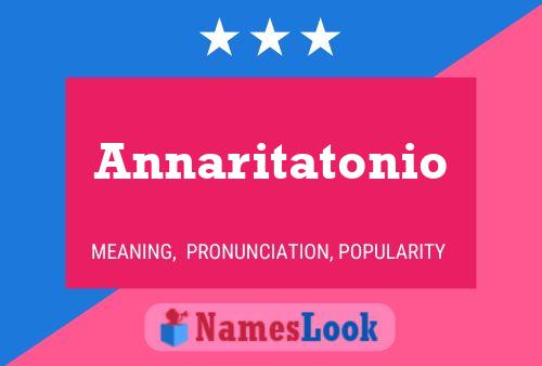 ملصق اسم Annaritatonio