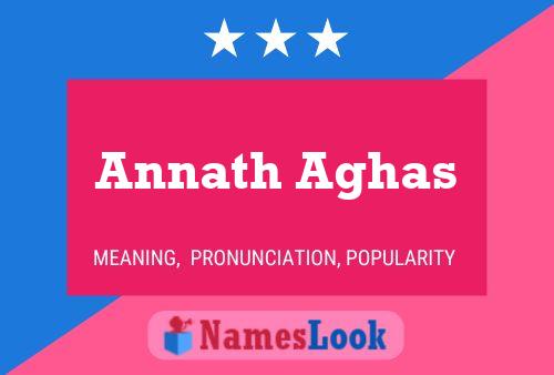 ملصق اسم Annath Aghas