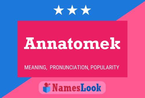 ملصق اسم Annatomek