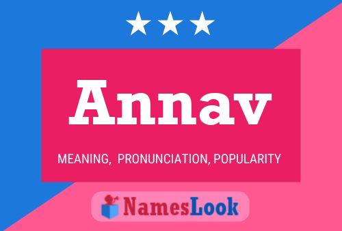 ملصق اسم Annav