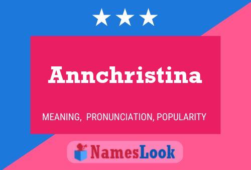 ملصق اسم Annchristina