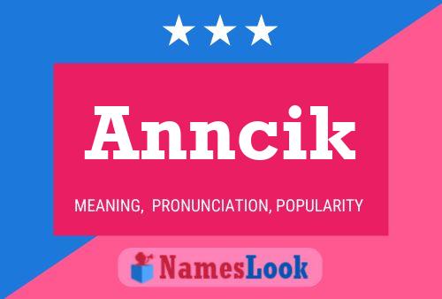 ملصق اسم Anncik