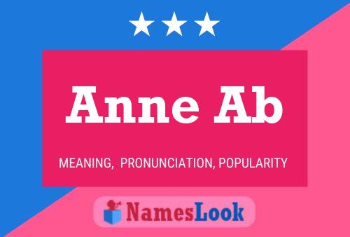 ملصق اسم Anne Ab