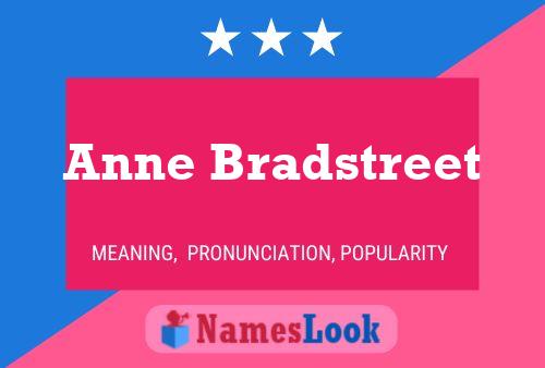 ملصق اسم Anne Bradstreet