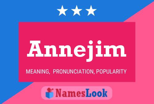 ملصق اسم Annejim