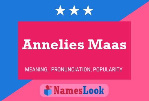 ملصق اسم Annelies Maas