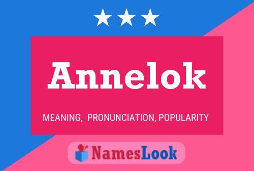 ملصق اسم Annelok