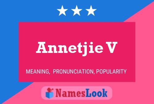 ملصق اسم Annetjie V