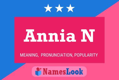 ملصق اسم Annia N