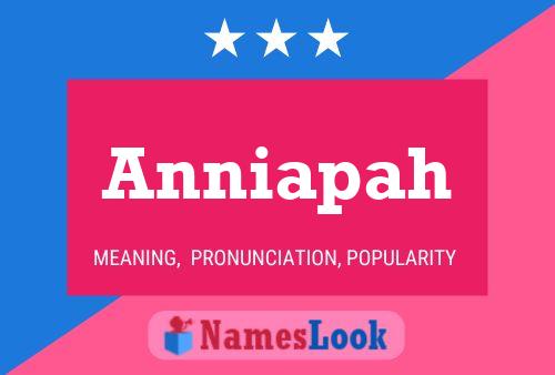 ملصق اسم Anniapah