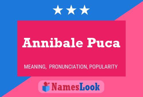 ملصق اسم Annibale Puca