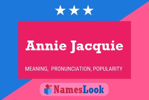 ملصق اسم Annie Jacquie