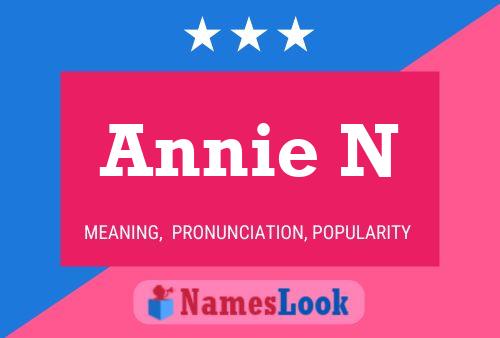 ملصق اسم Annie N