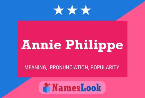 ملصق اسم Annie Philippe