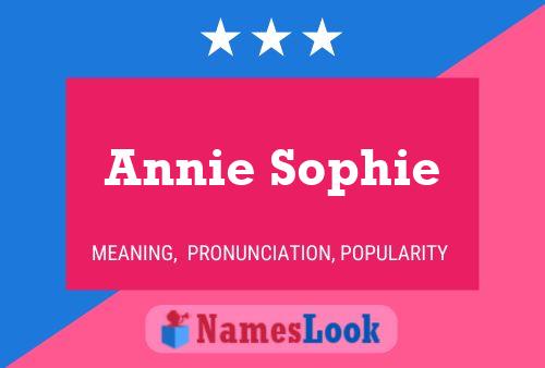 ملصق اسم Annie Sophie