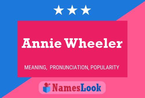 ملصق اسم Annie Wheeler