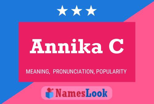 ملصق اسم Annika C