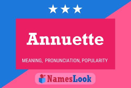 ملصق اسم Annuette