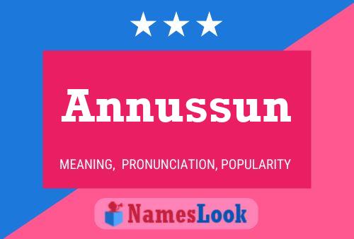 ملصق اسم Annussun