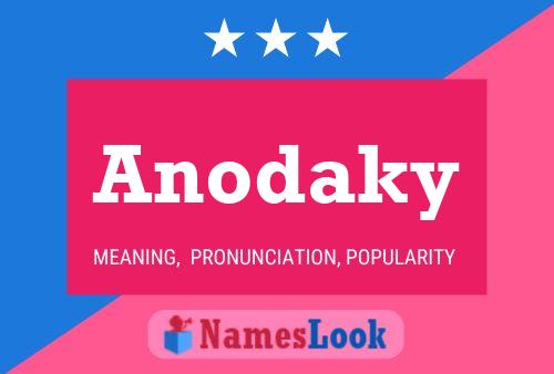 ملصق اسم Anodaky