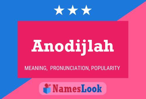 ملصق اسم Anodijlah